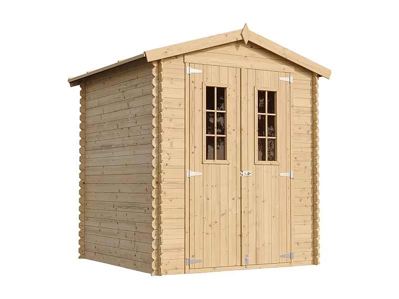 Holzhaus gartenhaus mit boden - B196xL186xH218 cm / 2.82 m² - M320C+M320G
