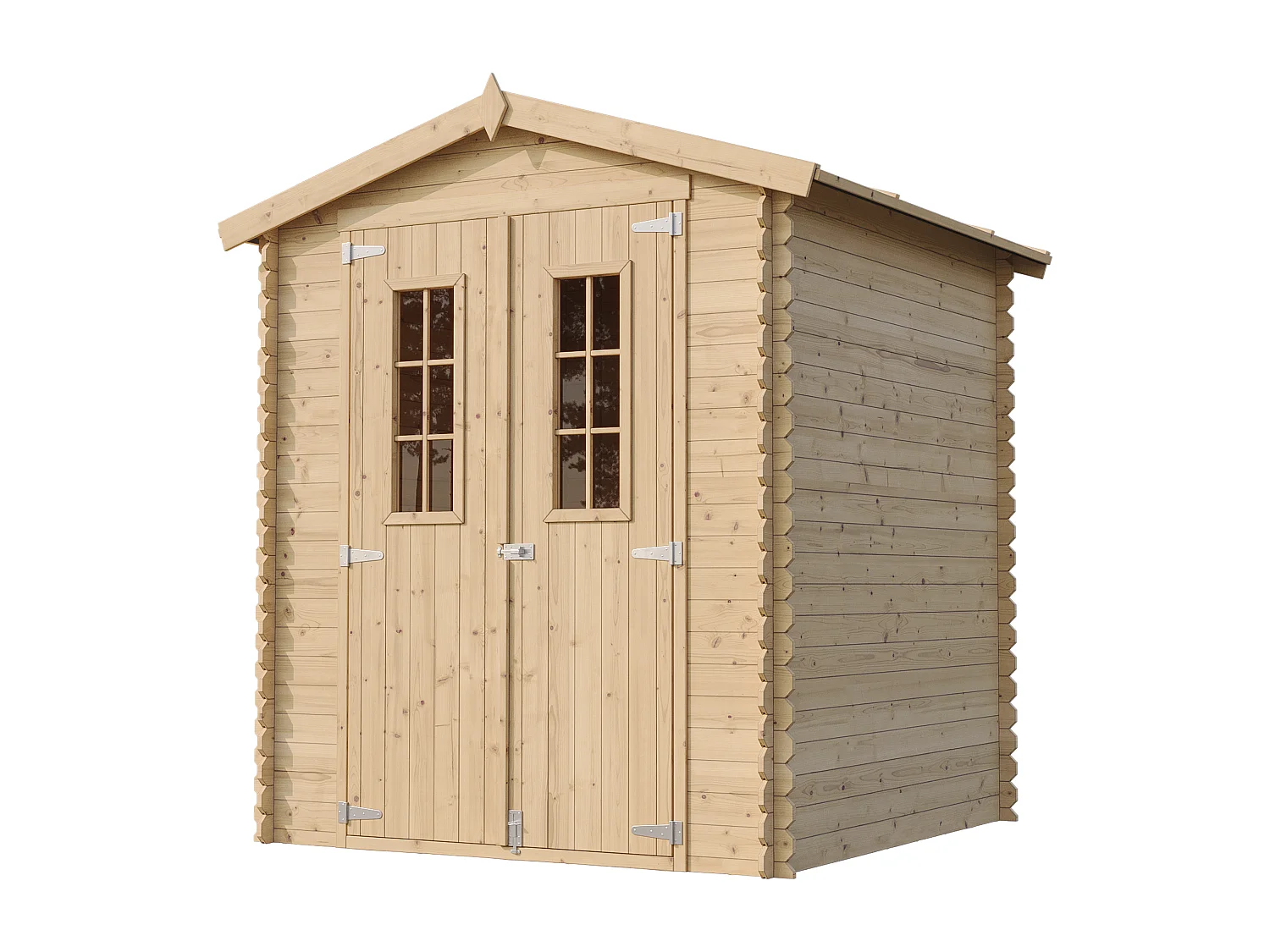 Abri de jardin en bois - I186xL196xH218 cm/ 2,82 m2 - TIMBELA M320C