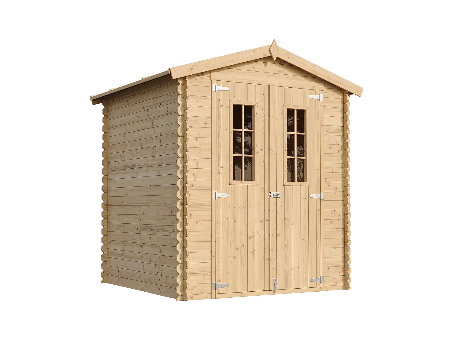 Abri de jardin en bois - I186xL196xH218 cm/ 2,82 m2 - TIMBELA M320C