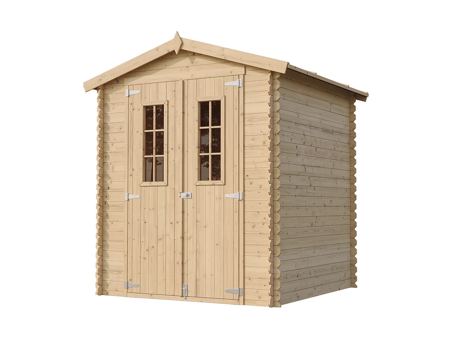 Abri de jardin en bois - I186xL196xH218 cm/ 2,82 m2 - M320C