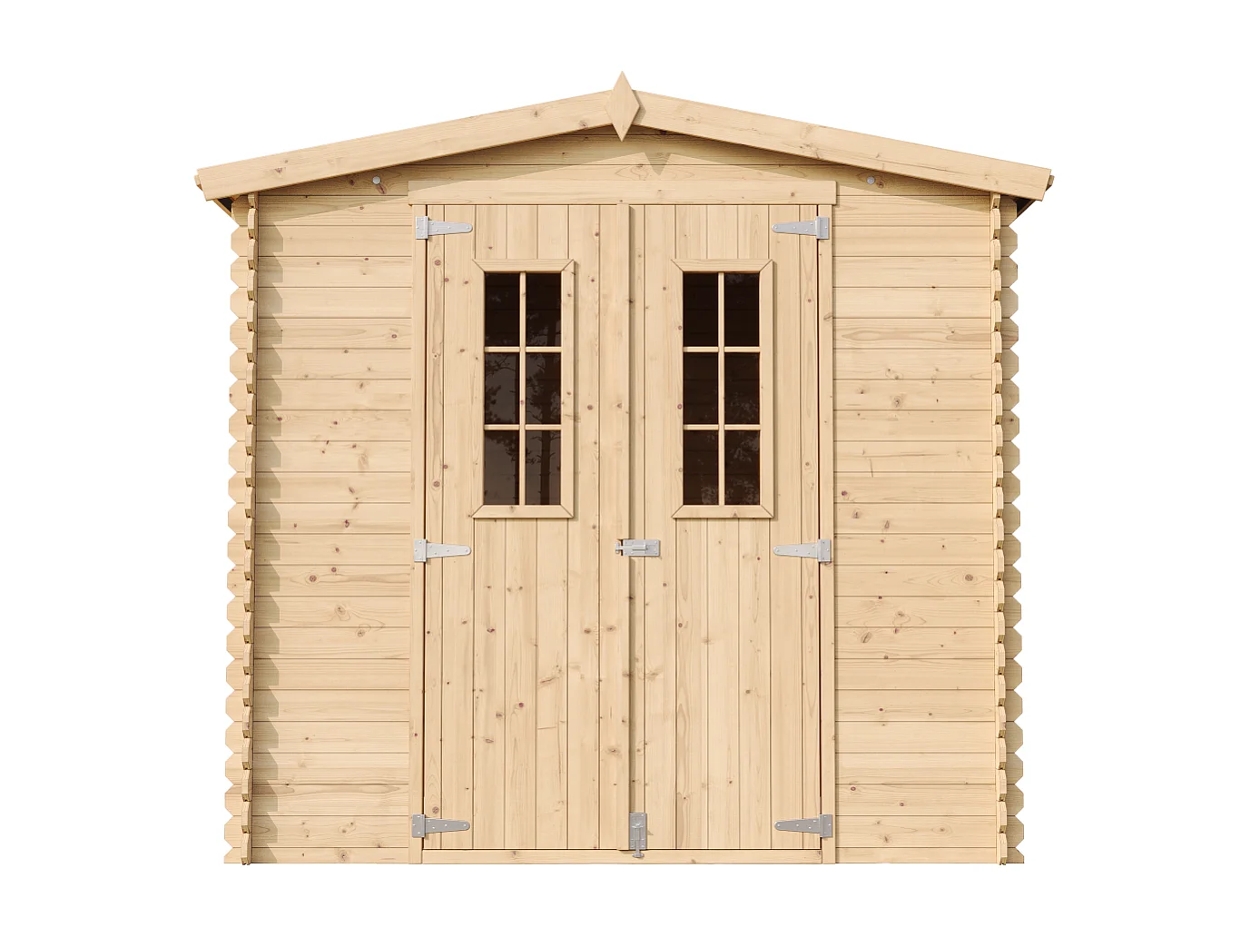 Drewniana szopa ogrodowa - H218 x 236 x 226 cm - 4 m2 - M369C