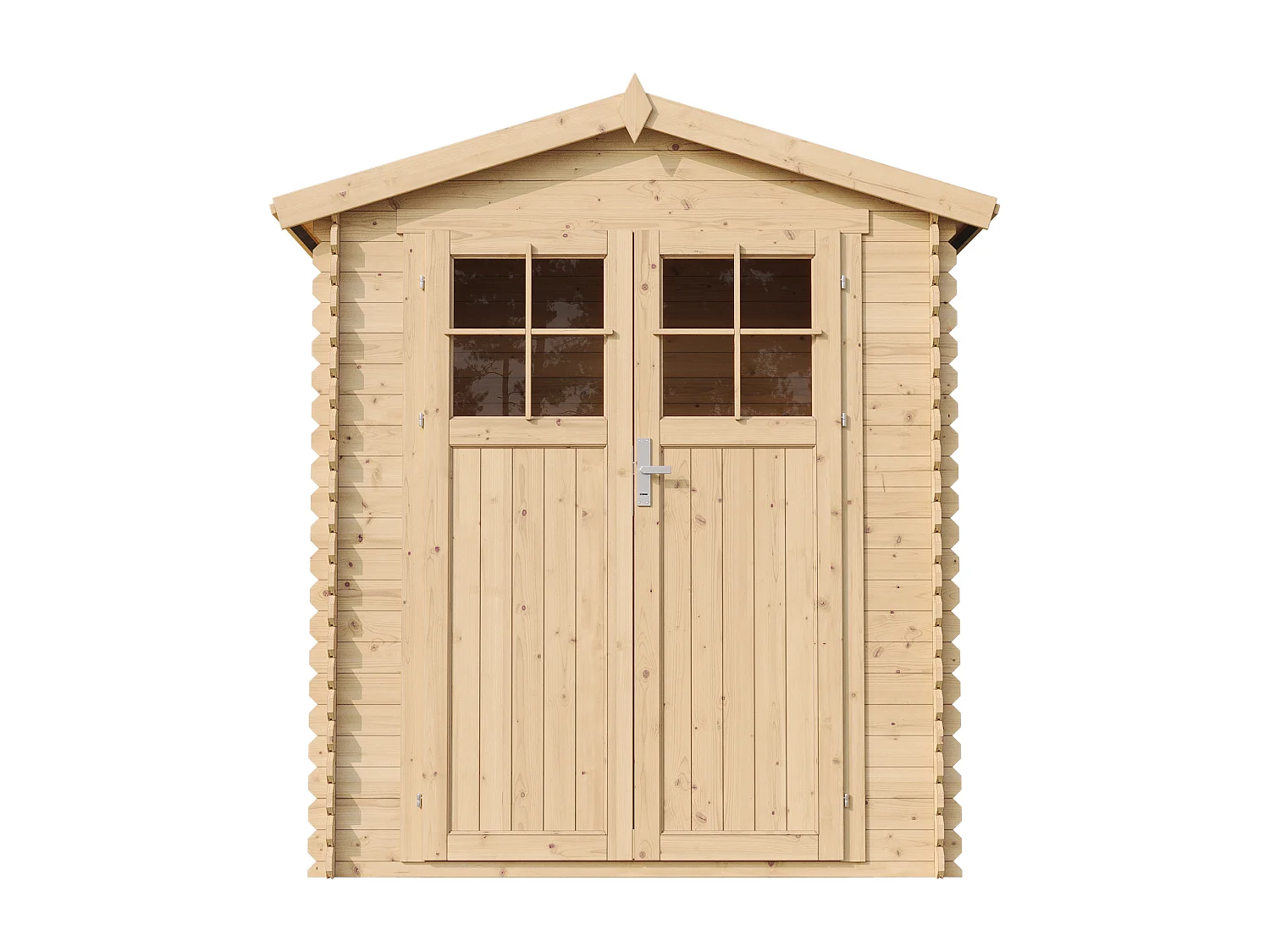Holzhaus Gartenhaus TIMBELA M367F+M367G - mit Boden Imprägnierte B196xL136xH218 cm/ 1.98 m2