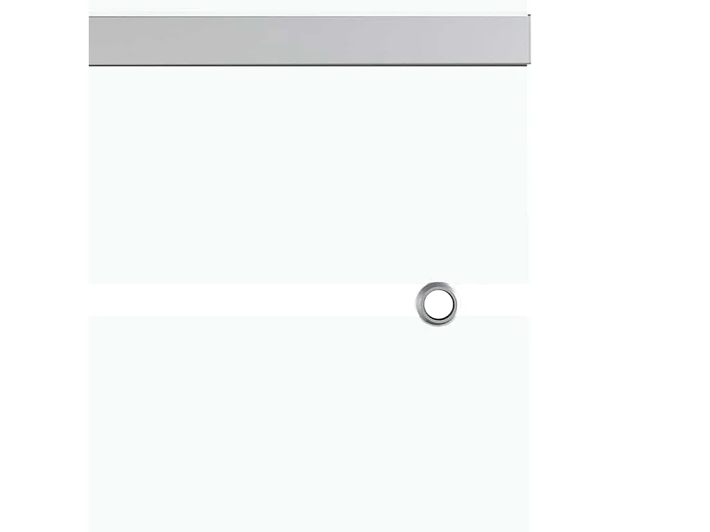 Porte coulissante Verre ESG et aluminium 90x205 cm Argenté