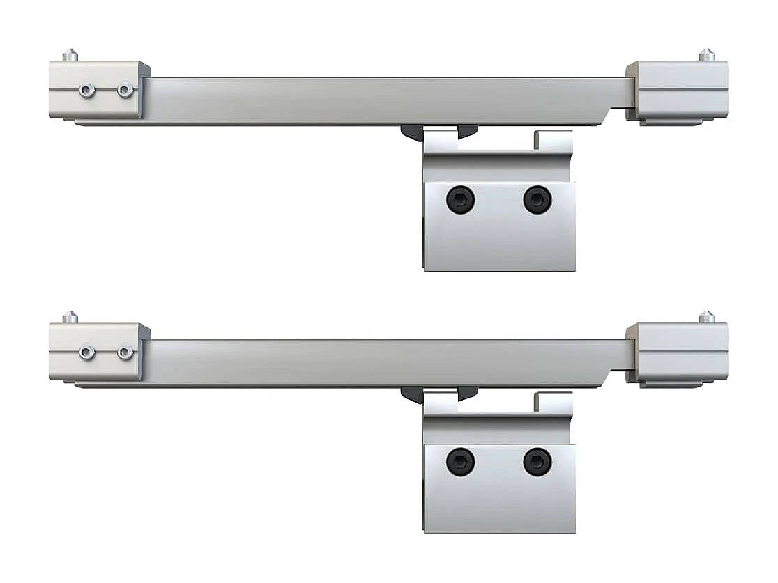 Porte Coulissante Verre ESG et Aluminium 90x205 cm Design Moderne