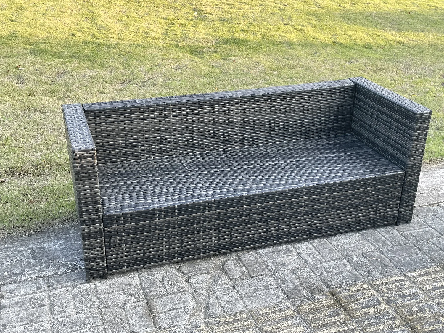 Gartenmöbel im Freien mit Couchtisch Polyrattan 6-Sitzer