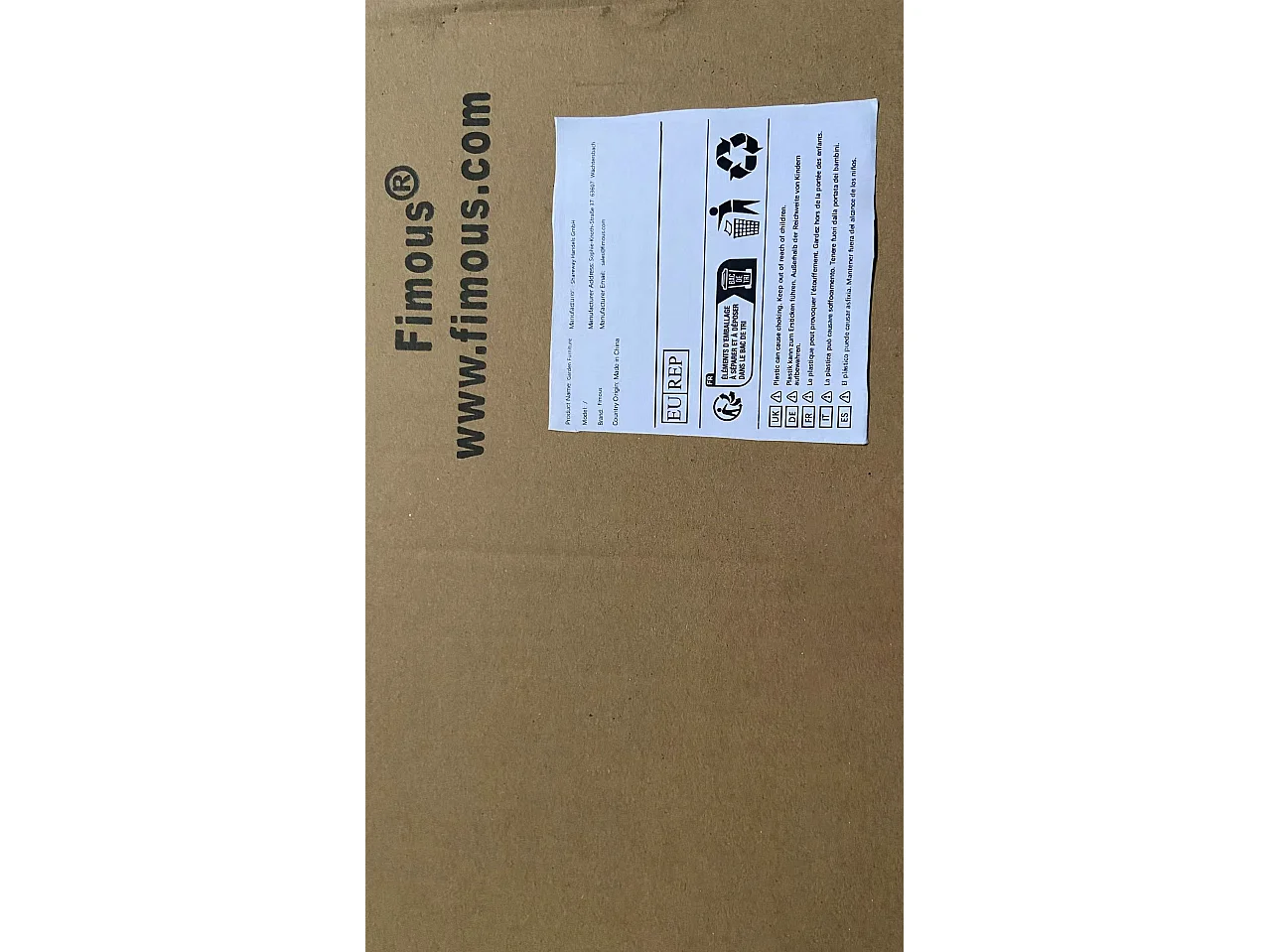 Möbe Gartenmöbel set für den Balkon Terrasse lounge set 5-Sitzer Dunkelgrau