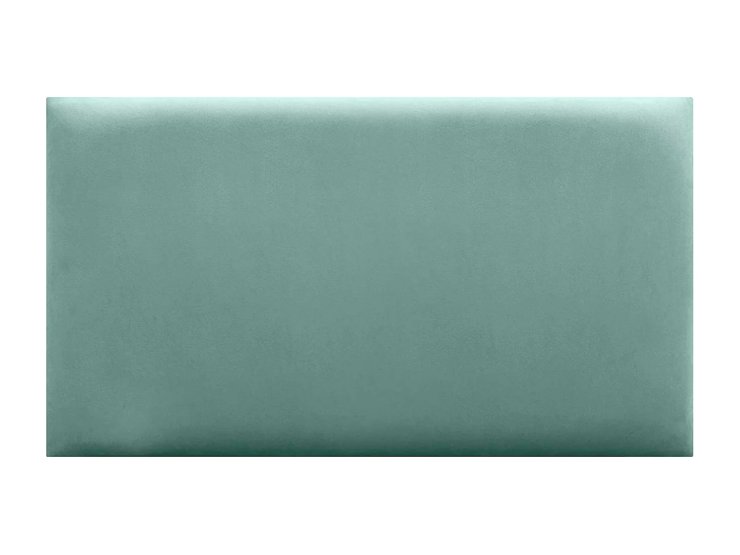 DHOME Panneaux Rembourrés en Velours Premium Autoadhésifs pour Mur Acoustique Absorbant Protection Contre les Chocs, Tete de lit (Turquoise, 60x40cm)