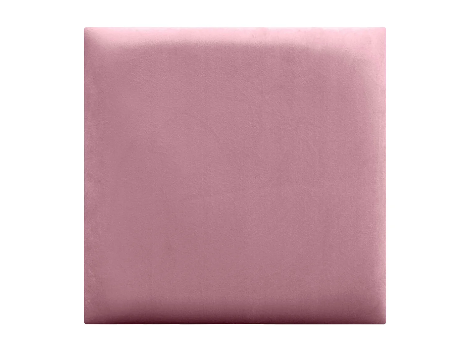 DHOME Panneaux Rembourrés en Velours Premium Autoadhésifs pour Mur Acoustique Absorbant Protection Contre les Chocs, Tete de lit (Rose, 50x50cm)
