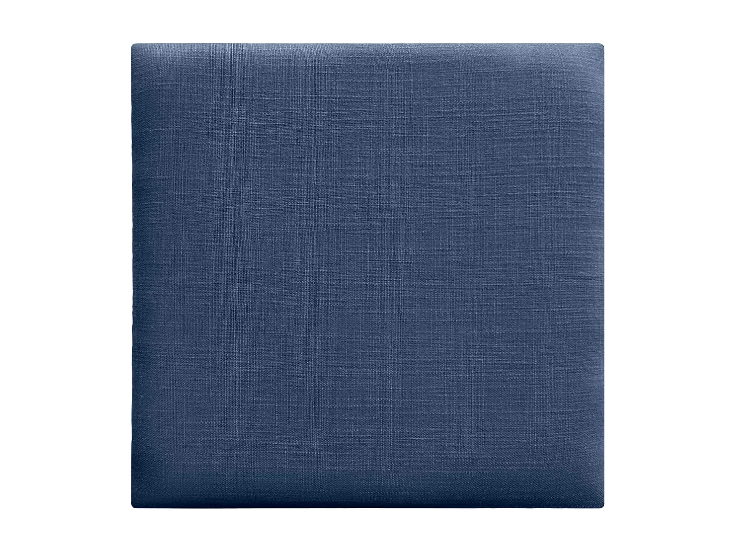 DHOME Panneaux Tapissés en Lin Autoadhésifs pour Mur Acoustiques Absorbants Protection Contre les Impacts Têtes de Lit Décoration (Bleu Marine, 60x60cm)