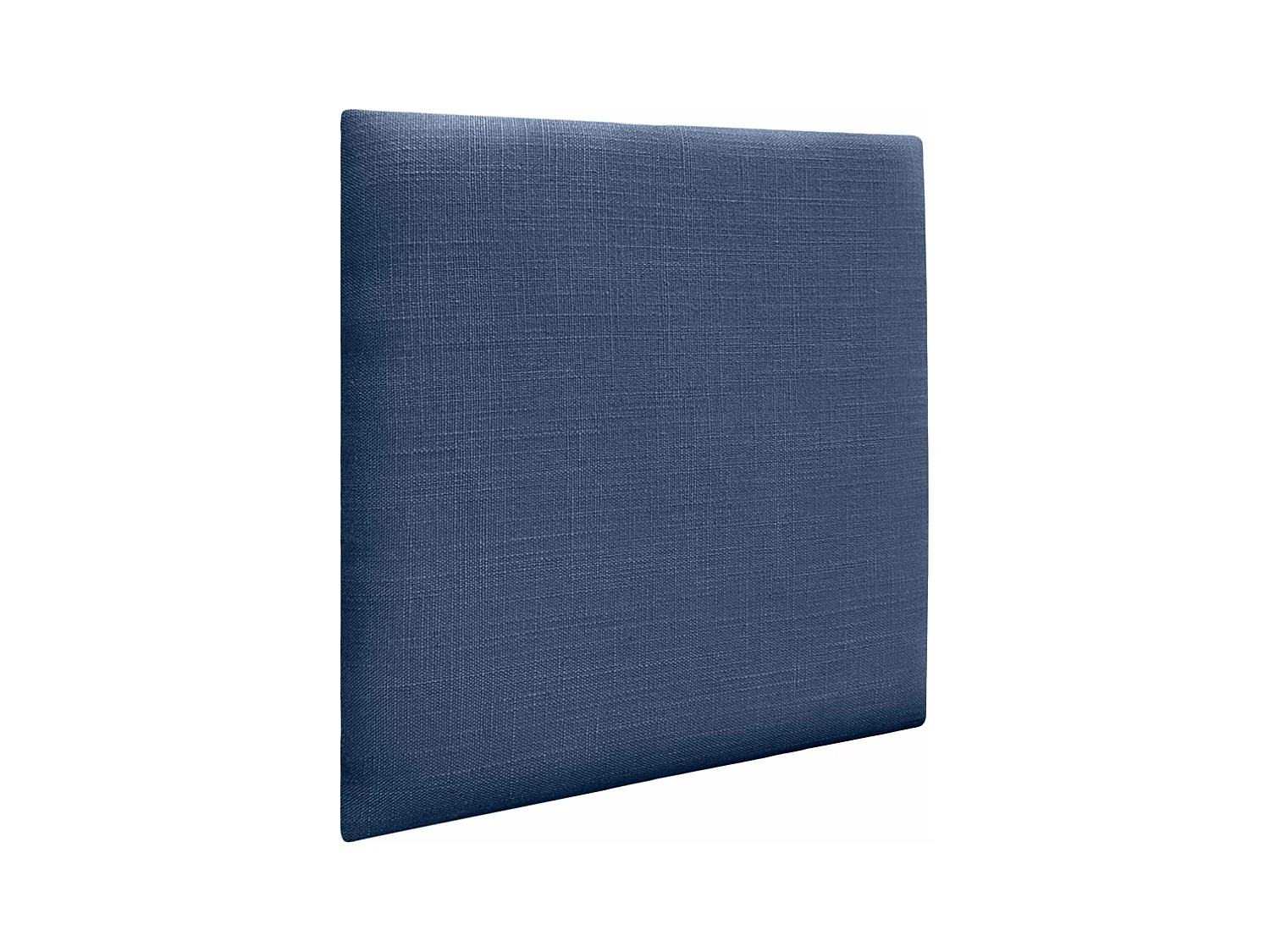 DHOME Beklede Linnenpanelen Zelfklevend voor Muren Akoestisch Absorberend Stootbescherming Hoofdbord Decoratie (Donkerblauw, 60x60cm)