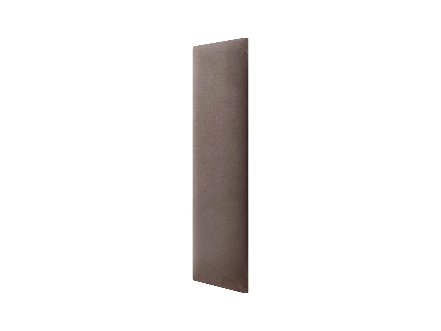 DHOME Panneaux Rembourrés en Velours Premium Autoadhésifs pour Mur Acoustique Absorbant Protection Contre les Chocs, Tete de lit (Marron, 60x20cm)