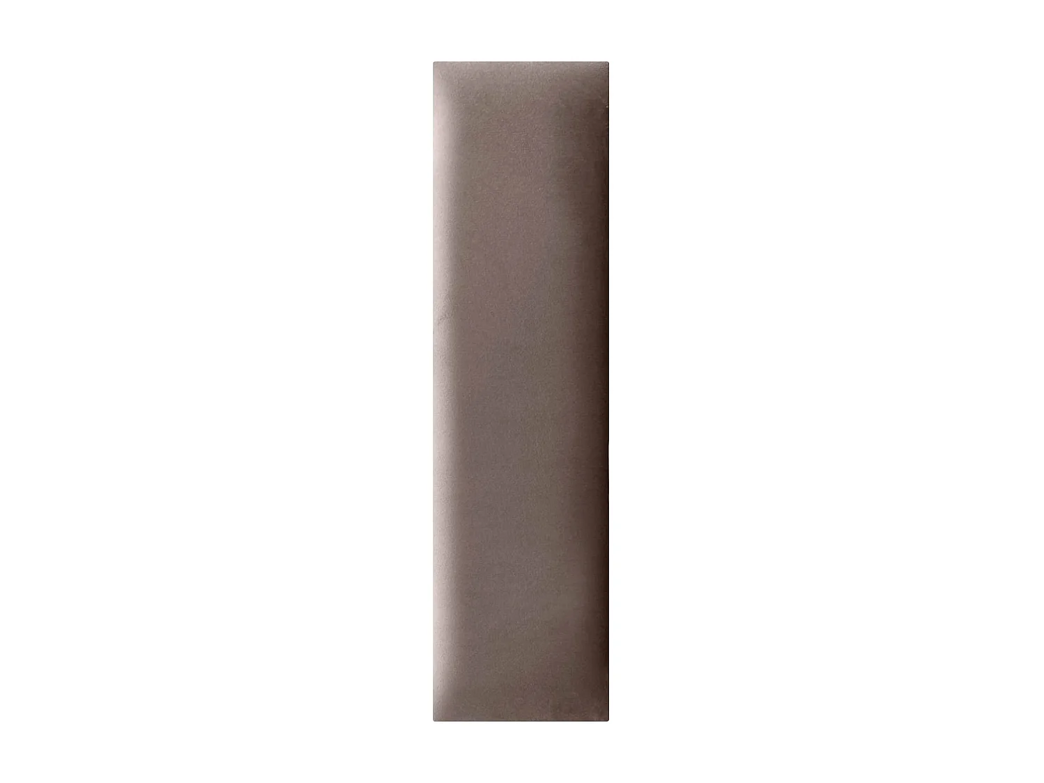 DHOME Panneaux Rembourrés en Velours Premium Autoadhésifs pour Mur Acoustique Absorbant Protection Contre les Chocs, Tete de lit (Marron, 60x20cm)