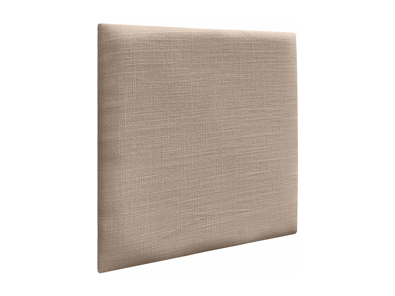 DHOME Panneaux Tapissés en Lin Autoadhésifs pour Mur Acoustiques Absorbants Protection Contre les Impacts Têtes de Lit Décoration (Terre, 50x50cm)