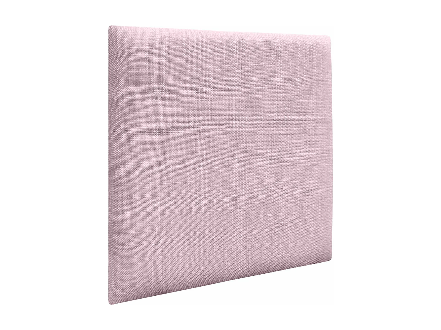 DHOME Panneaux Tapissés en Lin Autoadhésifs pour Mur Acoustiques Absorbants Protection Contre les Impacts Têtes de Lit Décoration (Rose Pâle, 50x50cm)