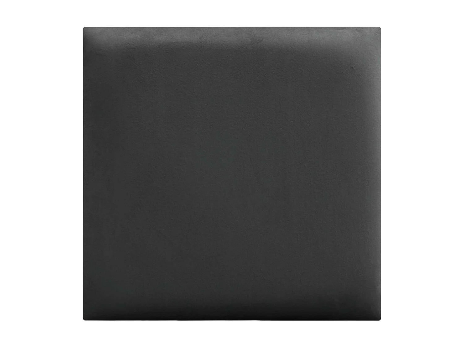 DHOME Painéis Estofados de Veludo Premium Autoadesivos para Parede Acústicos Absorventes Proteção contra Impactos Cabeceiras (Cinza Escuro, 60x60cm)