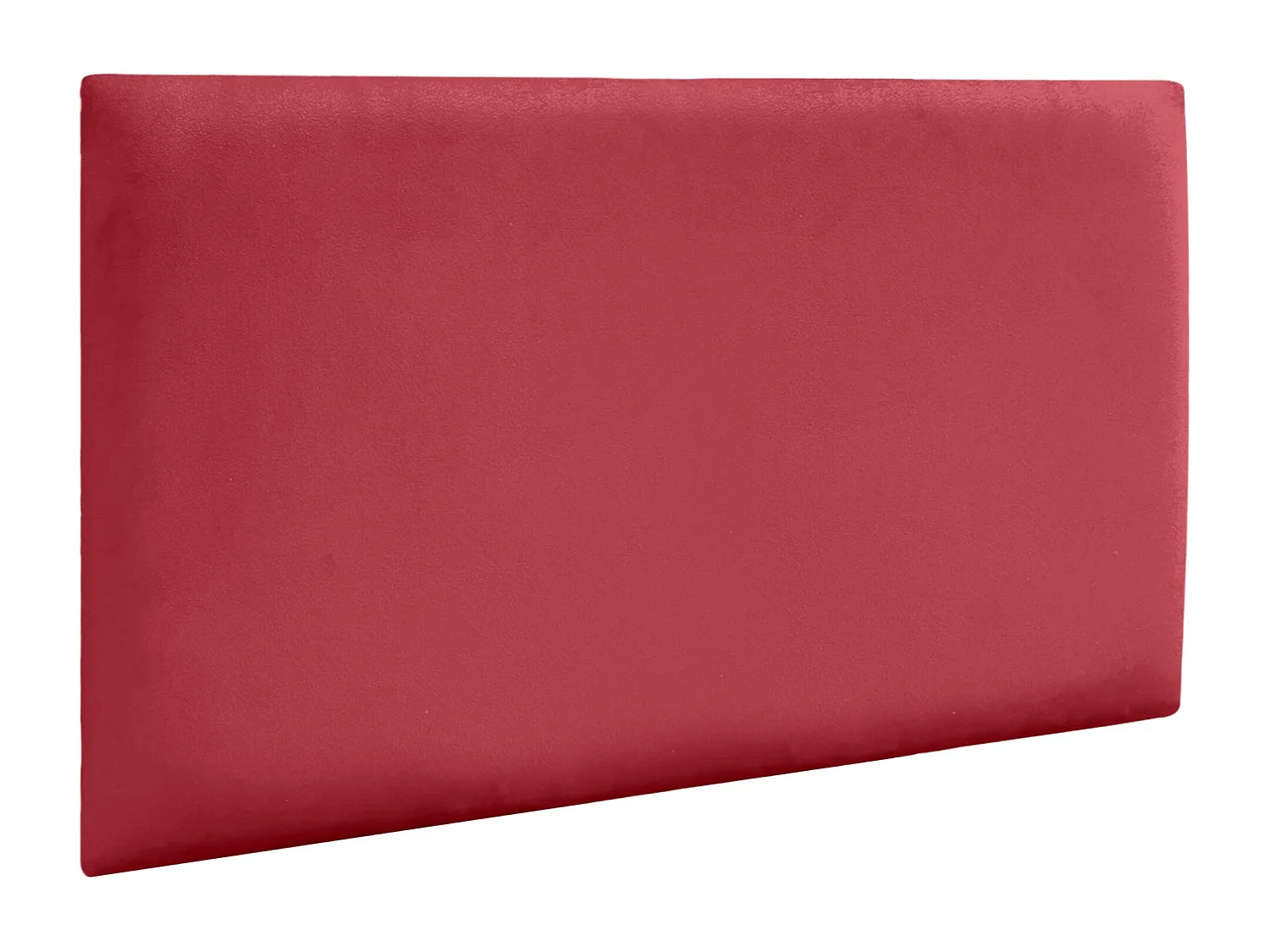 DHOME Panneaux Rembourrés en Velours Premium Autoadhésifs pour Mur Acoustique Absorbant Protection Contre les Chocs, Tete de lit (Rouge, 50x40cm)