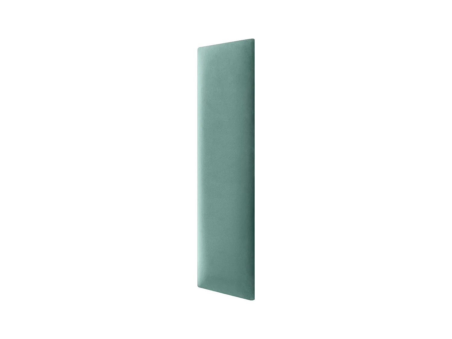 DHOME Premium Fluwelen Beklede Panelen Zelfklevend voor Muren Geluidsabsorberend Akoestisch Stootbescherming Hoofdbord (Turquoise, 60x20cm)