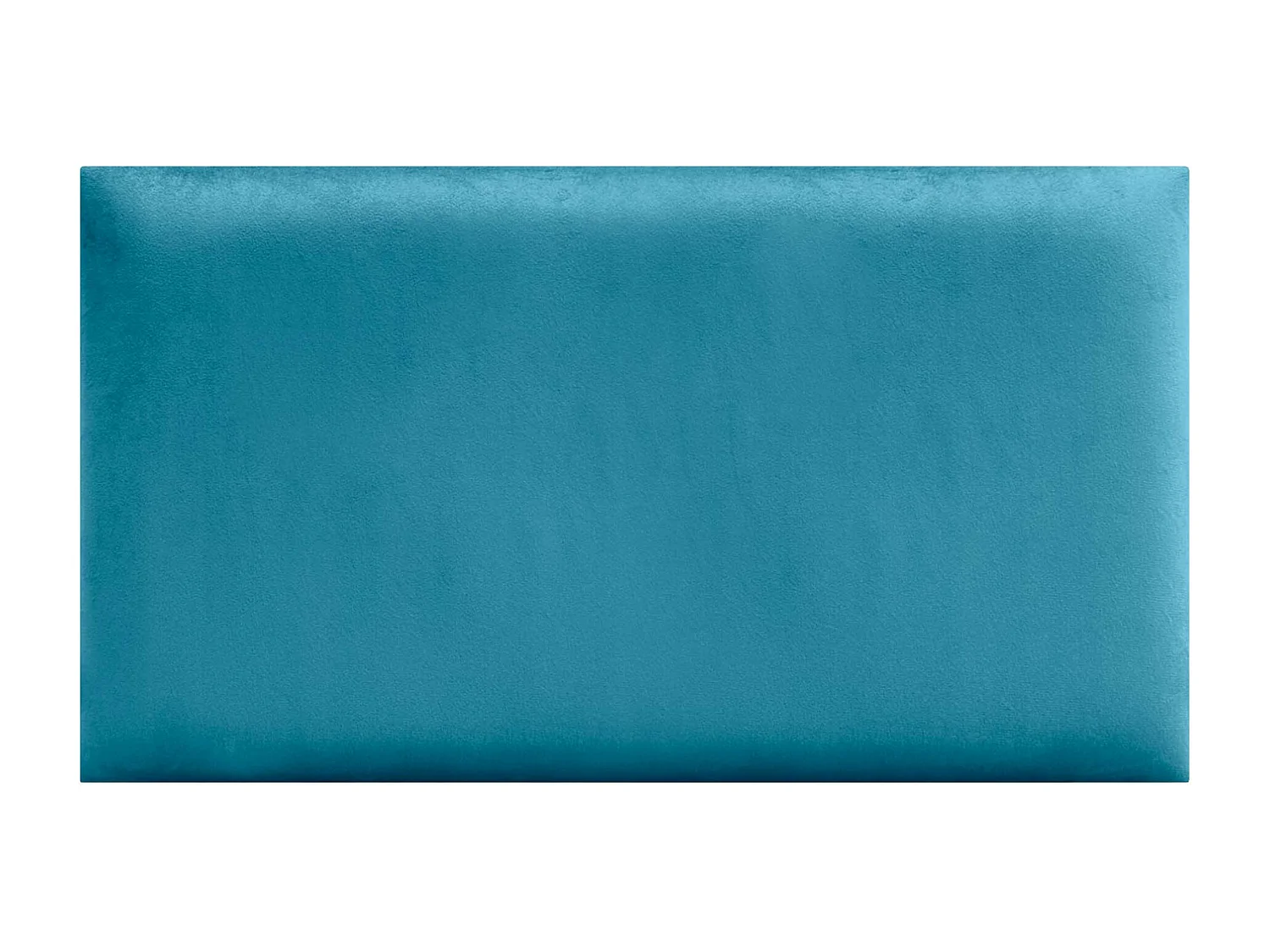 DHOME Panneaux Rembourrés en Velours Premium Autoadhésifs pour Mur Acoustique Absorbant Protection Contre les Chocs, Tete de lit (Céleste, 50x30cm)