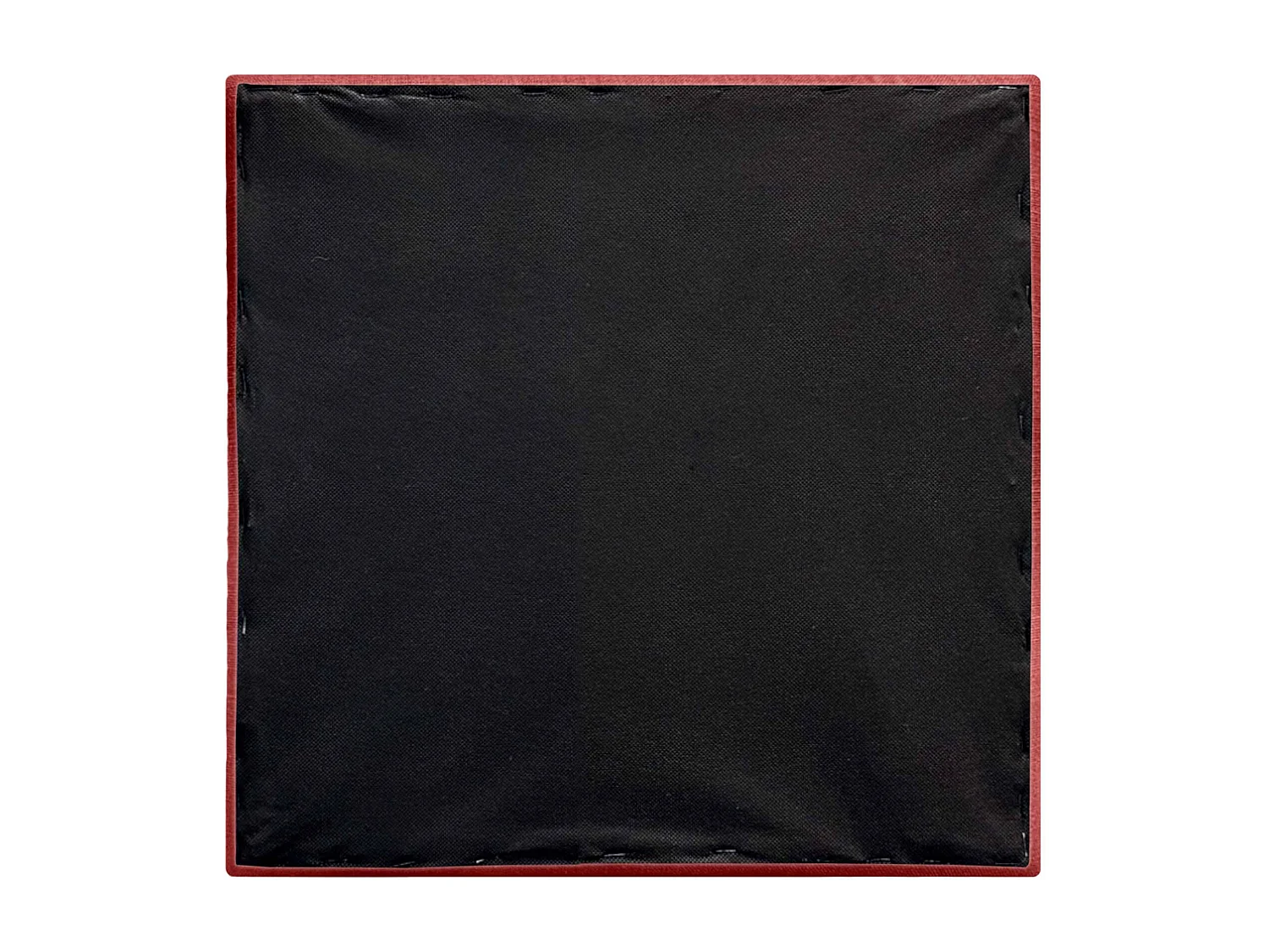 DHOME Panneaux Tapissés en Lin Autoadhésifs pour Mur Acoustiques Absorbants Protection Contre les Impacts Têtes de Lit Décoration (Rouge, 50x50cm)