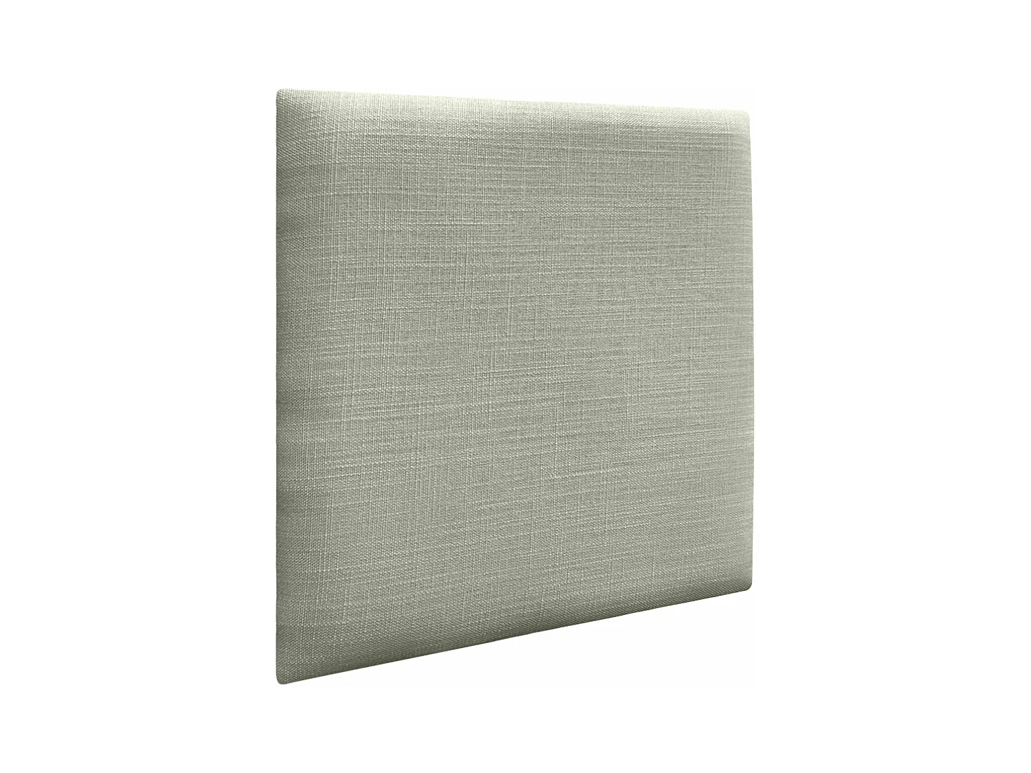 DHOME Gepolsterte Leinenpaneele Selbstklebend für Wände Akustisch Absorbierend Stoßschutz Kopfteil Dekoration (Grün, 50x50cm)