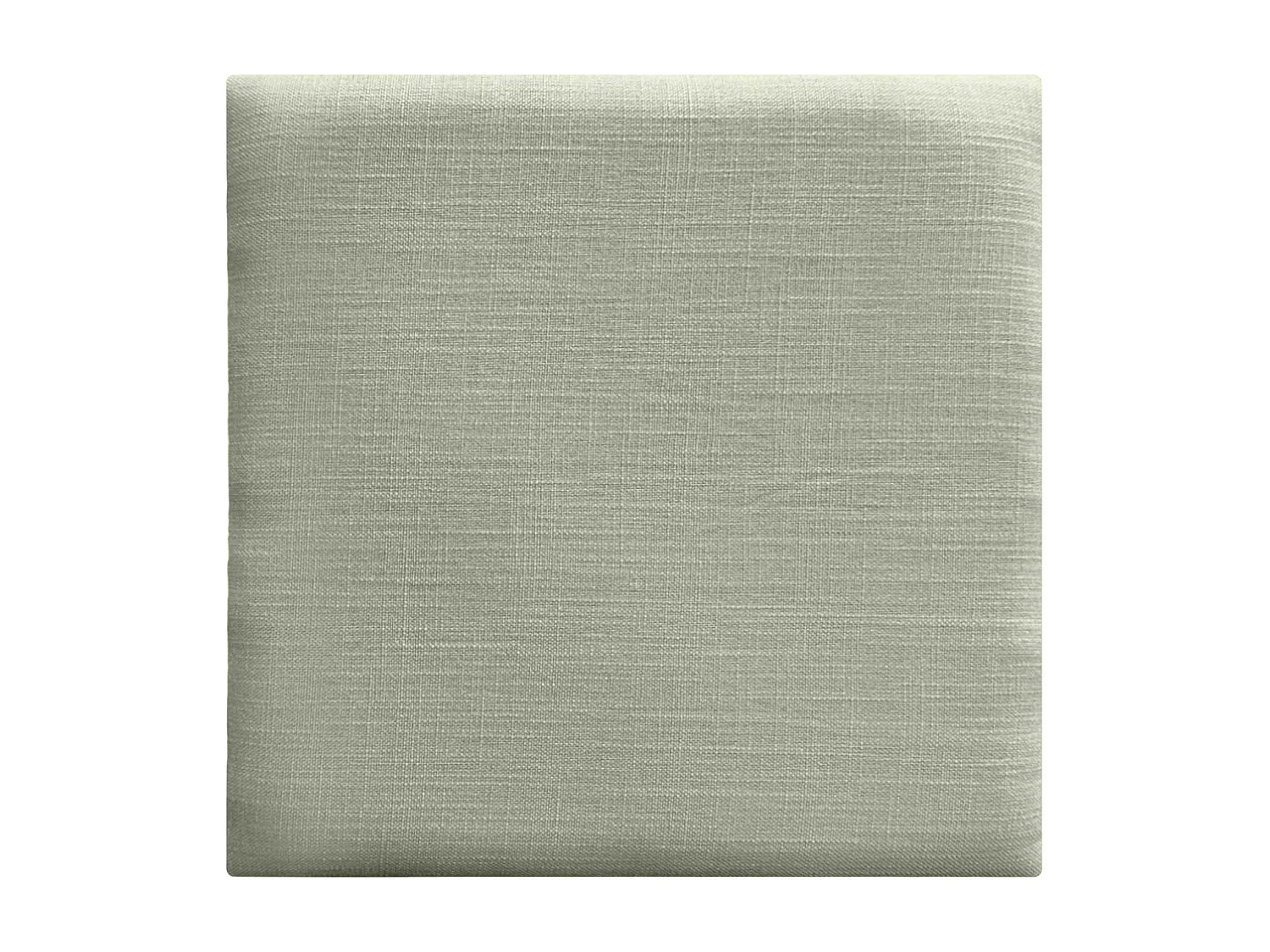 DHOME Paneles Tapizados de Lino Autoadhesivos para Pared Acústicos Absorbentes Protección Impactos Cabeceros Decoración (Verde, 50x50cm)