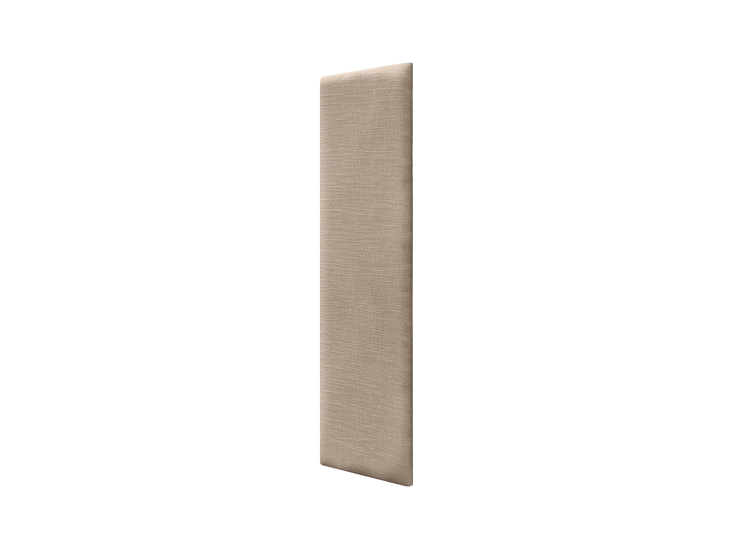 DHOME Paneles Tapizados de Lino Autoadhesivos para Pared Acústicos Absorbentes Protección Impactos Cabeceros Decoración (Tierra, 60x20cm)