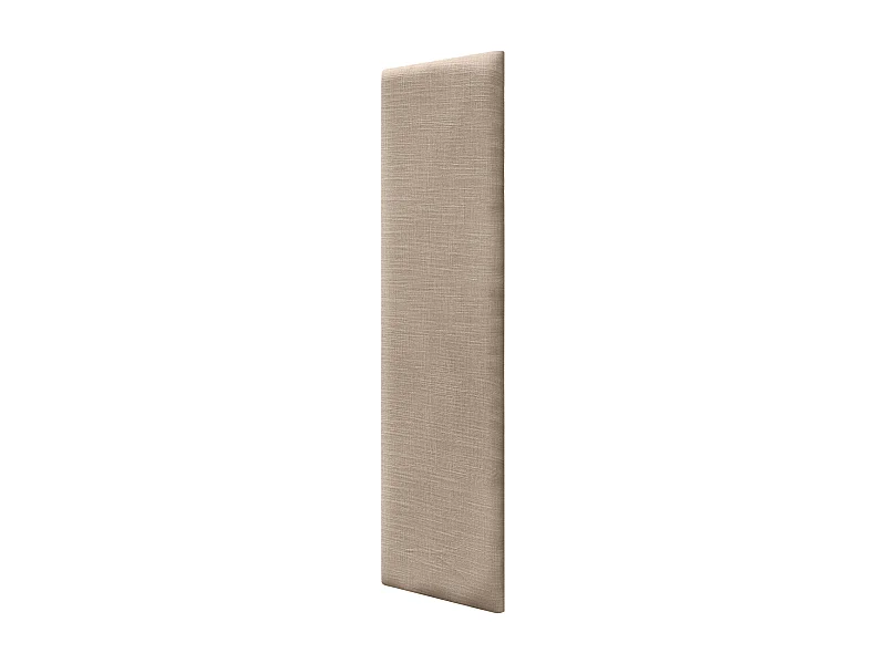 DHOME Panneaux Tapissés en Lin Autoadhésifs pour Mur Acoustiques Absorbants Protection Contre les Impacts Têtes de Lit Décoration (Terre, 60x20cm)
