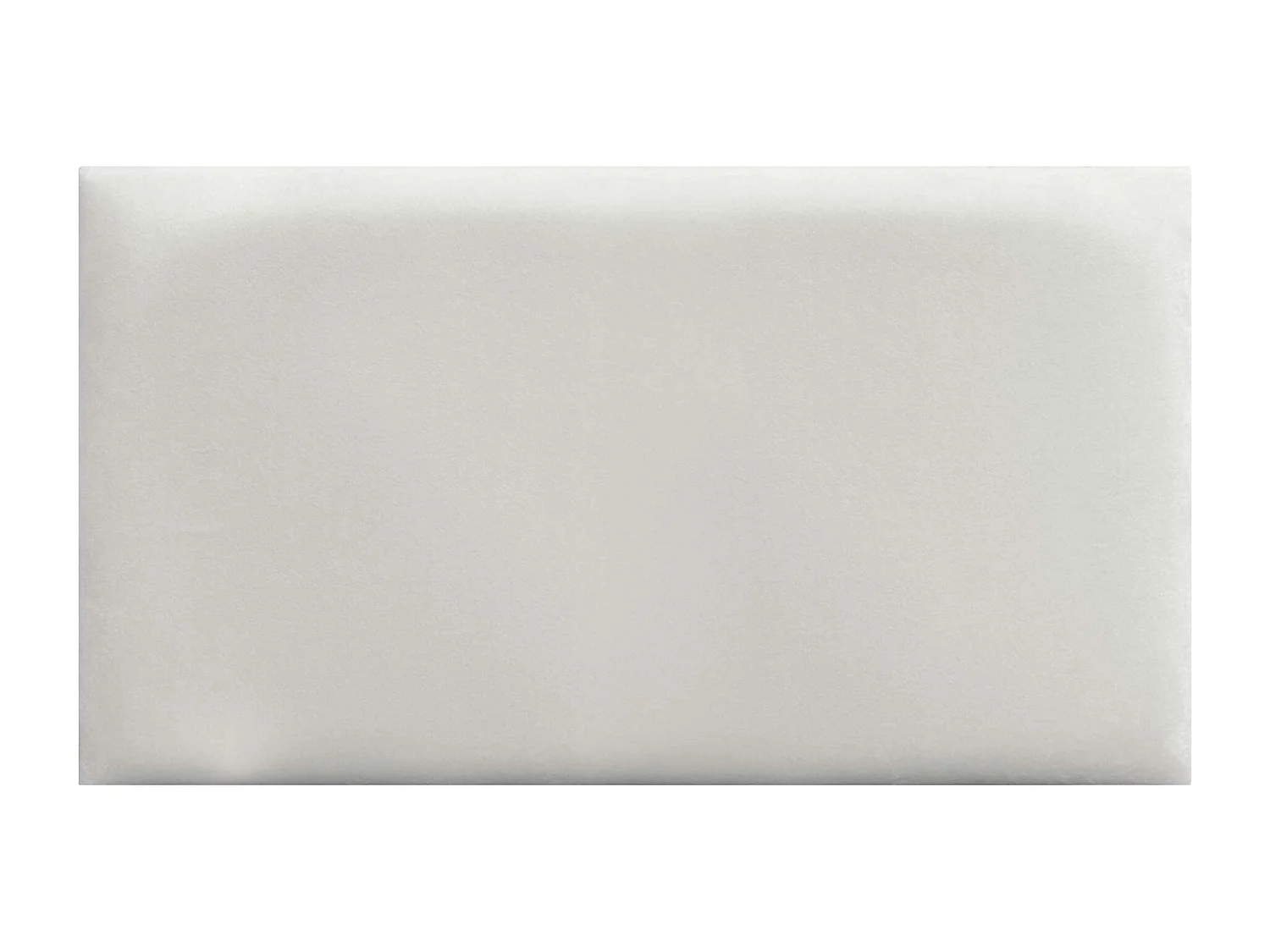 DHOME Panneaux Rembourrés en Velours Premium Autoadhésifs pour Mur Acoustique Absorbant Protection Contre les Chocs, Tete de lit (blanc, 60x40cm)