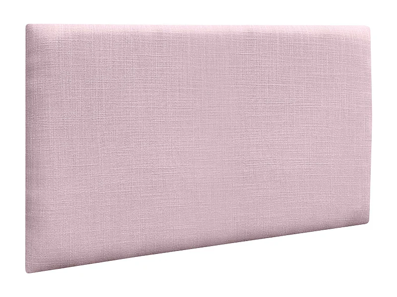 DHOME Panneaux Tapissés en Lin Autoadhésifs pour Mur Acoustiques Absorbants Protection Contre les Impacts Têtes de Lit Décoration (Rose Pâle, 50x30cm)