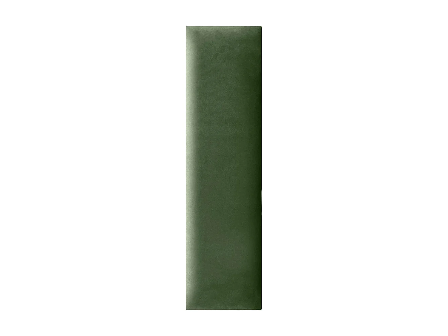 DHOME Panneaux Rembourrés en Velours Premium Autoadhésifs pour Mur Acoustique Absorbant Protection Contre les Chocs, Tete de lit (Vert Forêt, 60x20cm)