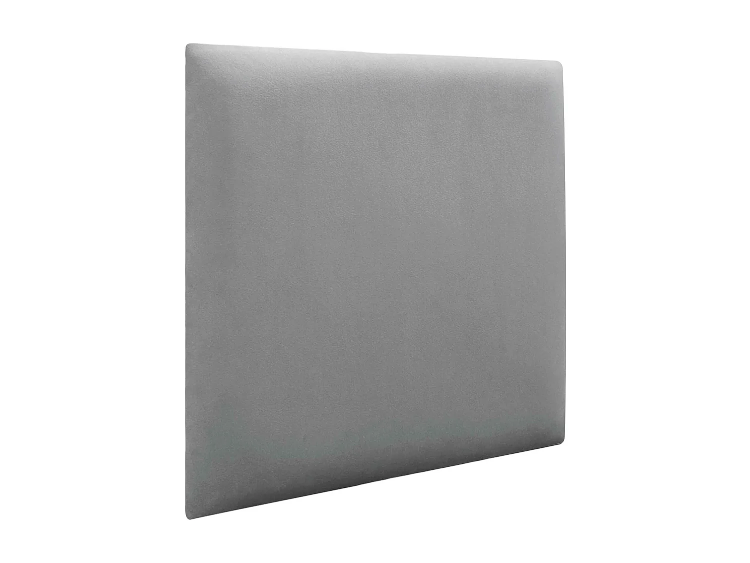 DHOME Panneaux Rembourrés en Velours Premium Autoadhésifs pour Mur Acoustique Absorbant Protection Contre les Chocs, Tete de lit (Gris Clair, 60x60cm)