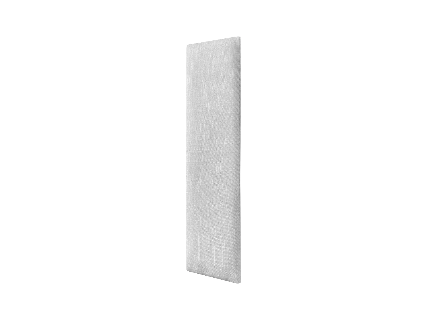 DHOME Gepolsterte Leinenpaneele Selbstklebend für Wände Akustisch Absorbierend Stoßschutz Kopfteil Dekoration (Weiß, 60x20cm)