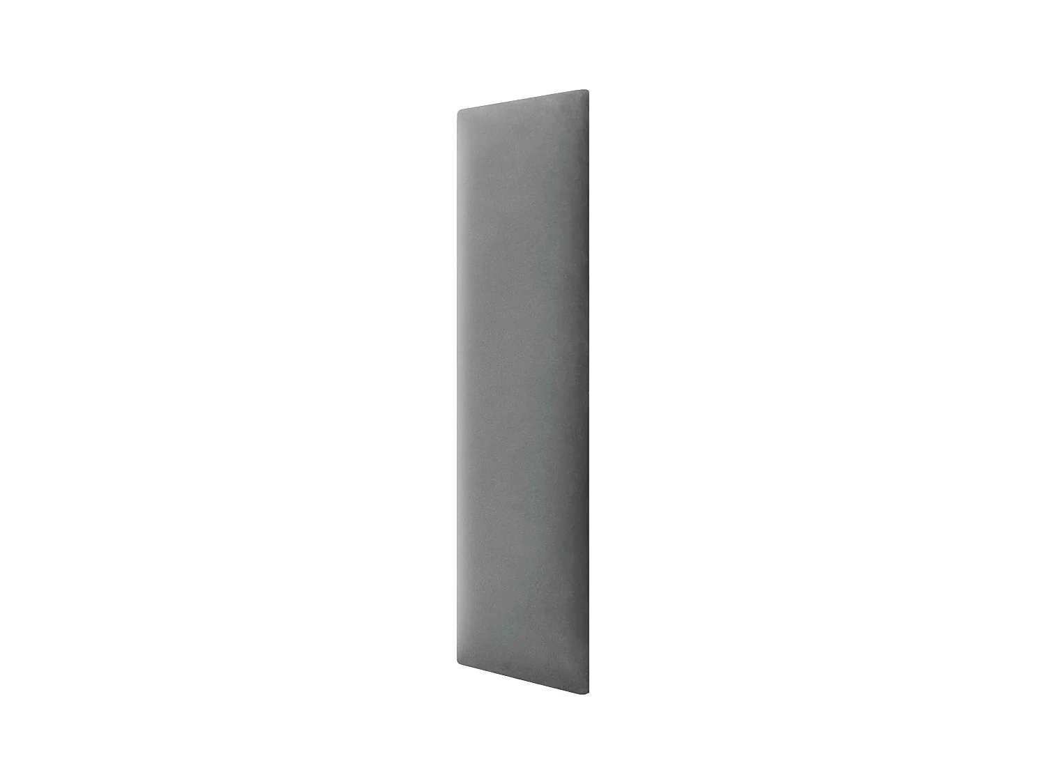 DHOME Gepolsterte Premium-Samtpaneele Selbstklebend für Wände Akustisch Schallabsorbierend Stoßschutz Kopfteil (Hellgrau, 60x20cm)