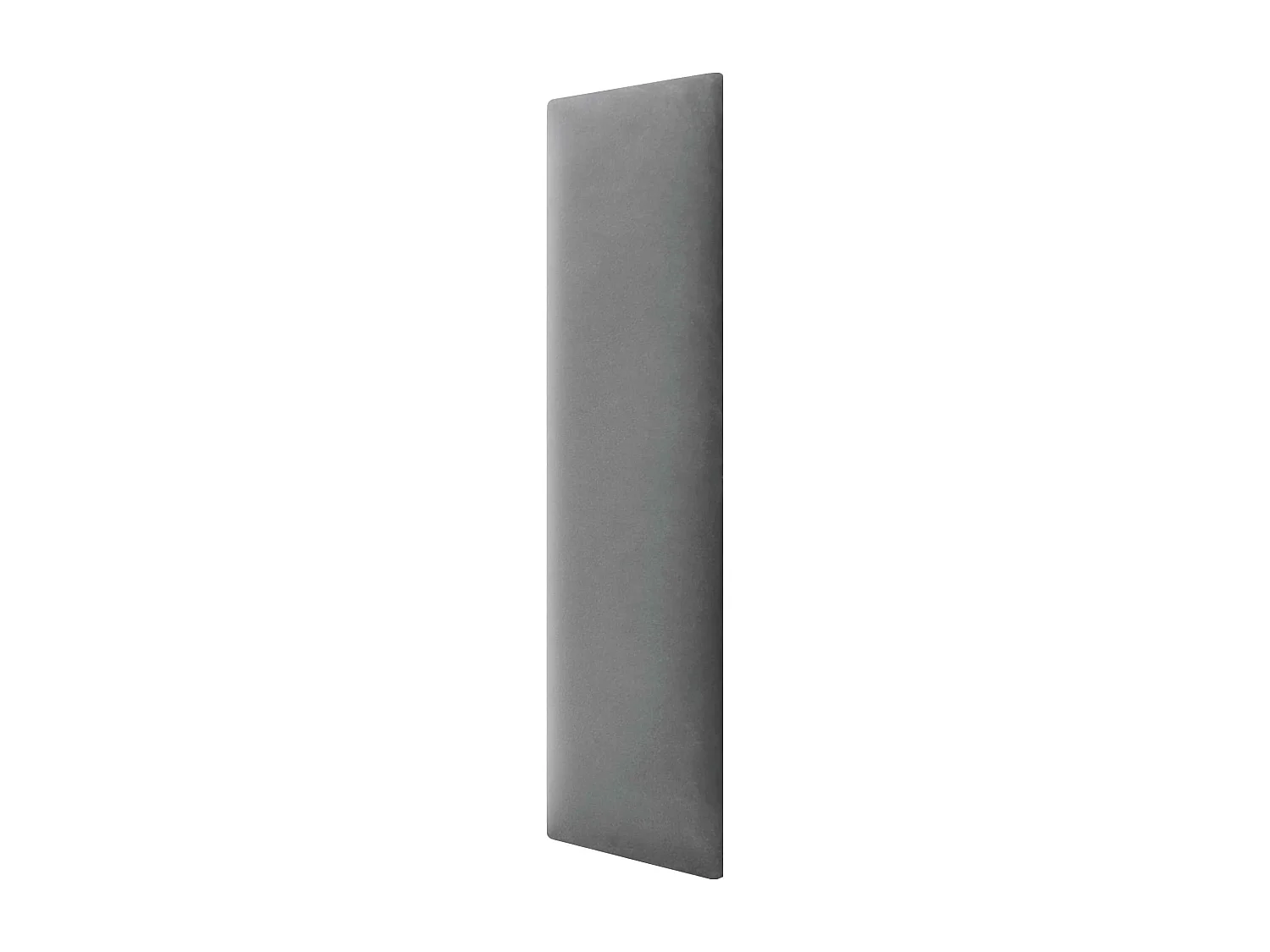 DHOME Panneaux Rembourrés en Velours Premium Autoadhésifs pour Mur Acoustique Absorbant Protection Contre les Chocs, Tete de lit (Gris Clair, 60x20cm)