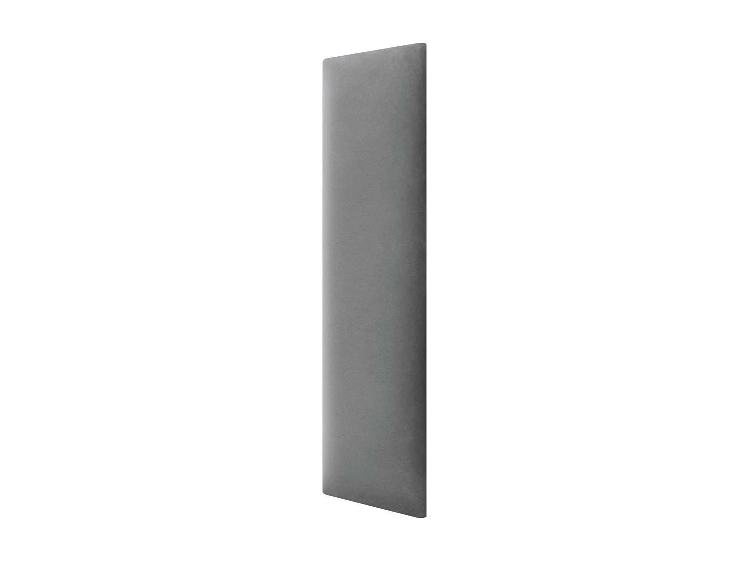 DHOME Panneaux Rembourrés en Velours Premium Autoadhésifs pour Mur Acoustique Absorbant Protection Contre les Chocs, Tete de lit (Gris Clair, 60x20cm)