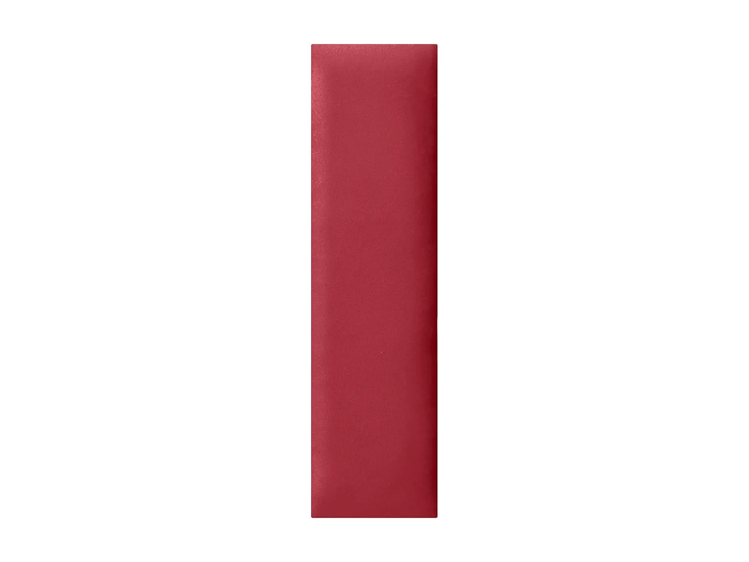 DHOME Panneaux Rembourrés en Velours Premium Autoadhésifs pour Mur Acoustique Absorbant Protection Contre les Chocs, Tete de lit (Rouge, 60x20cm)
