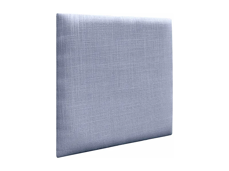 DHOME Gepolsterte Leinenpaneele Selbstklebend für Wände Akustisch Absorbierend Stoßschutz Kopfteil Dekoration (Blau, 50x50cm)