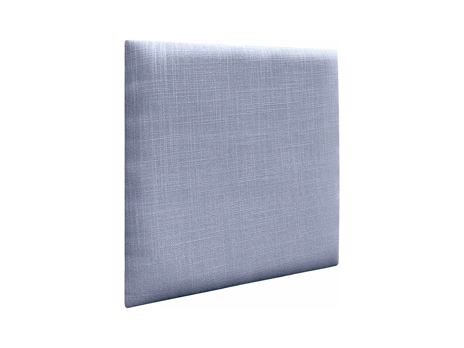 DHOME Panneaux Tapissés en Lin Autoadhésifs pour Mur Acoustiques Absorbants Protection Contre les Impacts Têtes de Lit Décoration (bleu, 50x50cm)