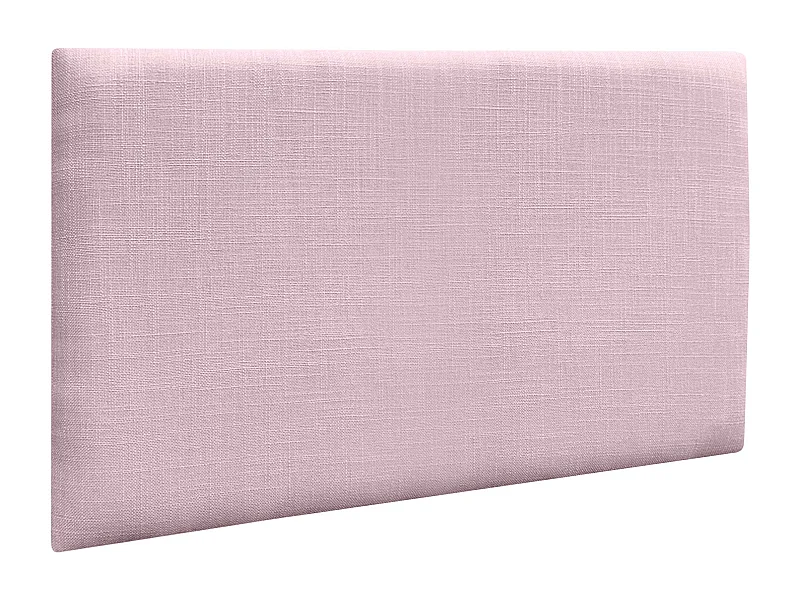 DHOME Panneaux Tapissés en Lin Autoadhésifs pour Mur Acoustiques Absorbants Protection Contre les Impacts Têtes de Lit Décoration (Rose Pâle, 50x40cm)