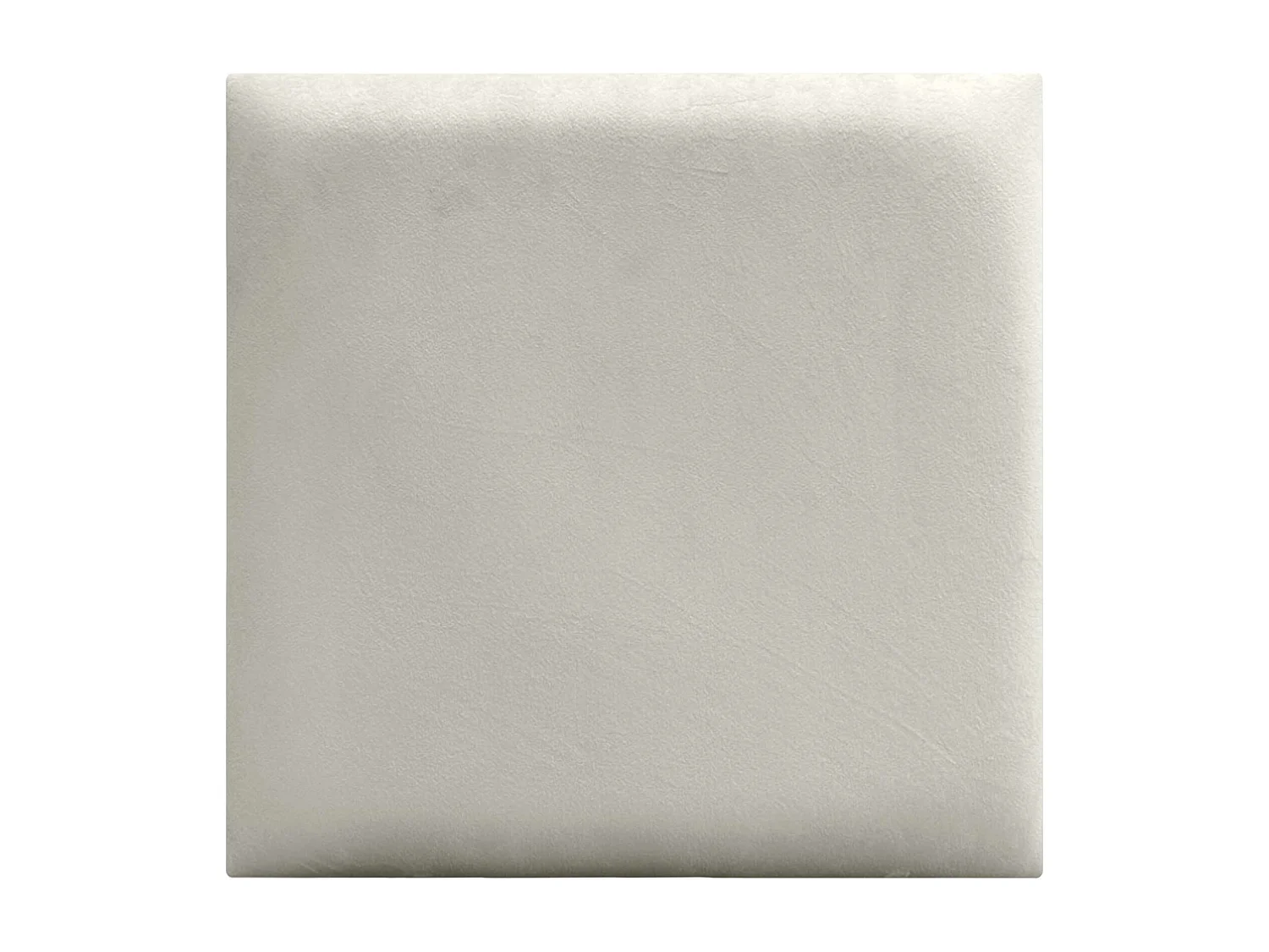 DHOME Panneaux Rembourrés en Velours Premium Autoadhésifs pour Mur Acoustique Absorbant Protection Contre les Chocs, Tete de lit (beige, 60x60cm)