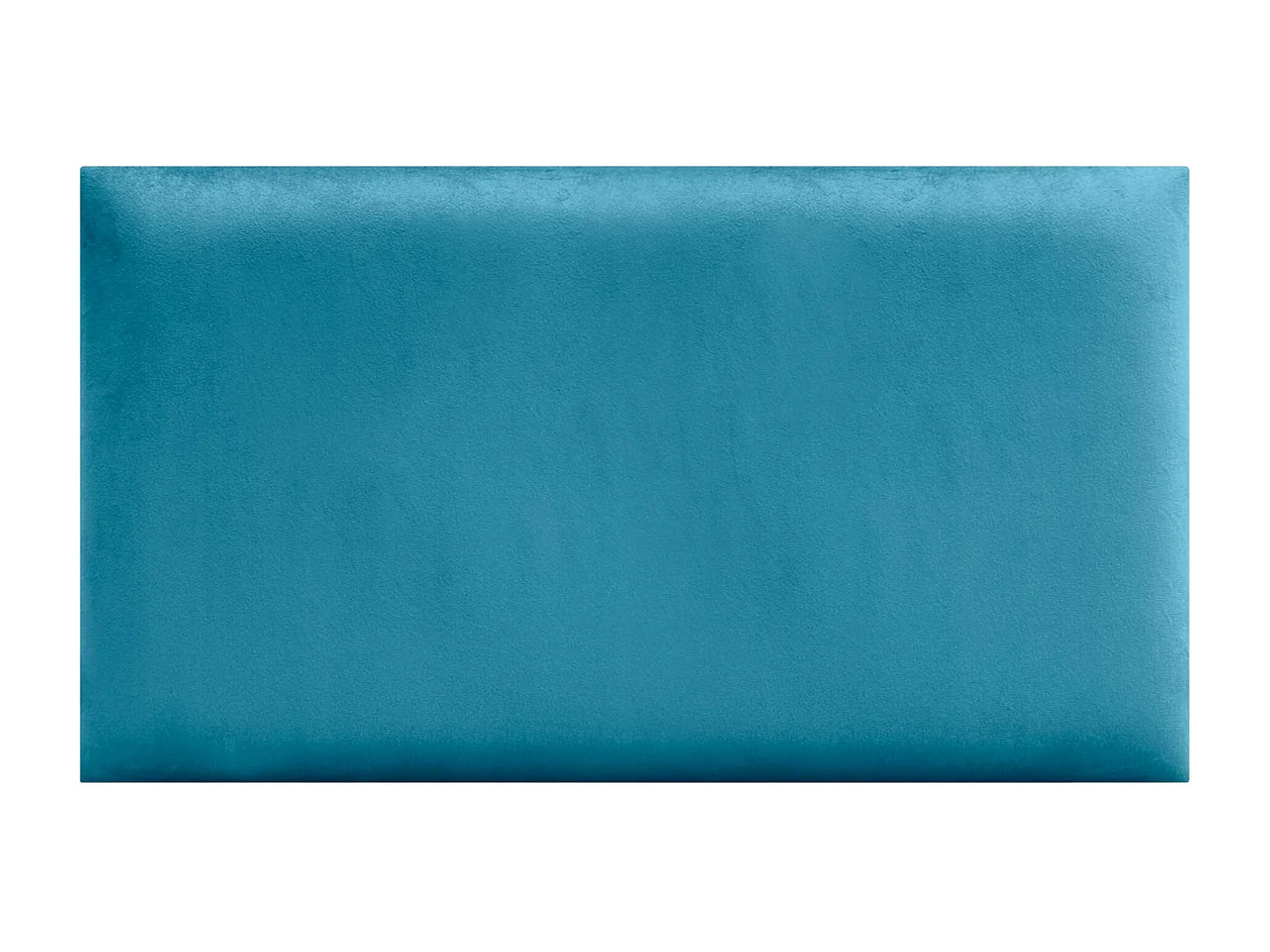 DHOME Panneaux Rembourrés en Velours Premium Autoadhésifs pour Mur Acoustique Absorbant Protection Contre les Chocs, Tete de lit (Céleste, 50x40cm)