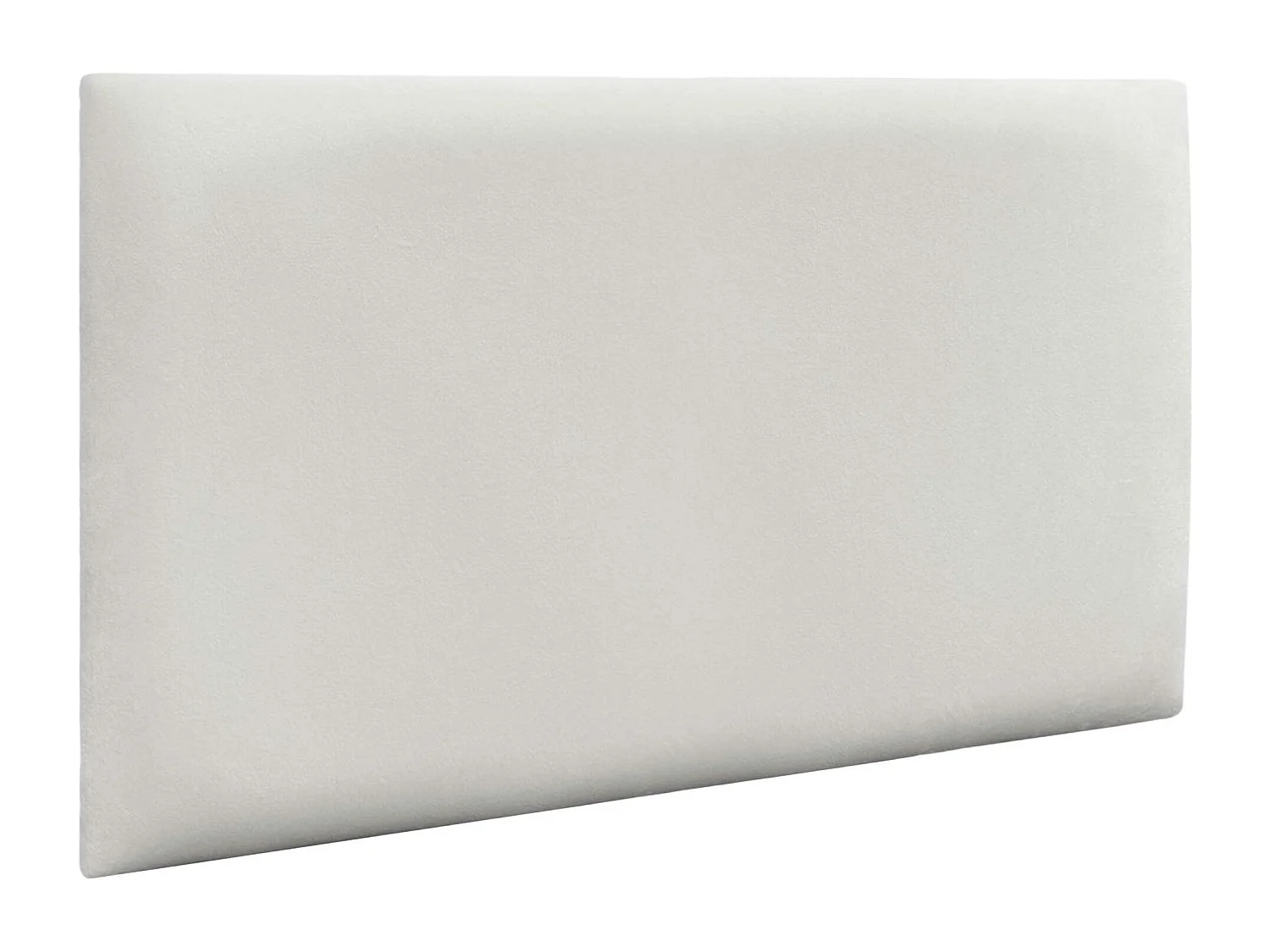 DHOME Panneaux Rembourrés en Velours Premium Autoadhésifs pour Mur Acoustique Absorbant Protection Contre les Chocs, Tete de lit (blanc, 50x40cm)