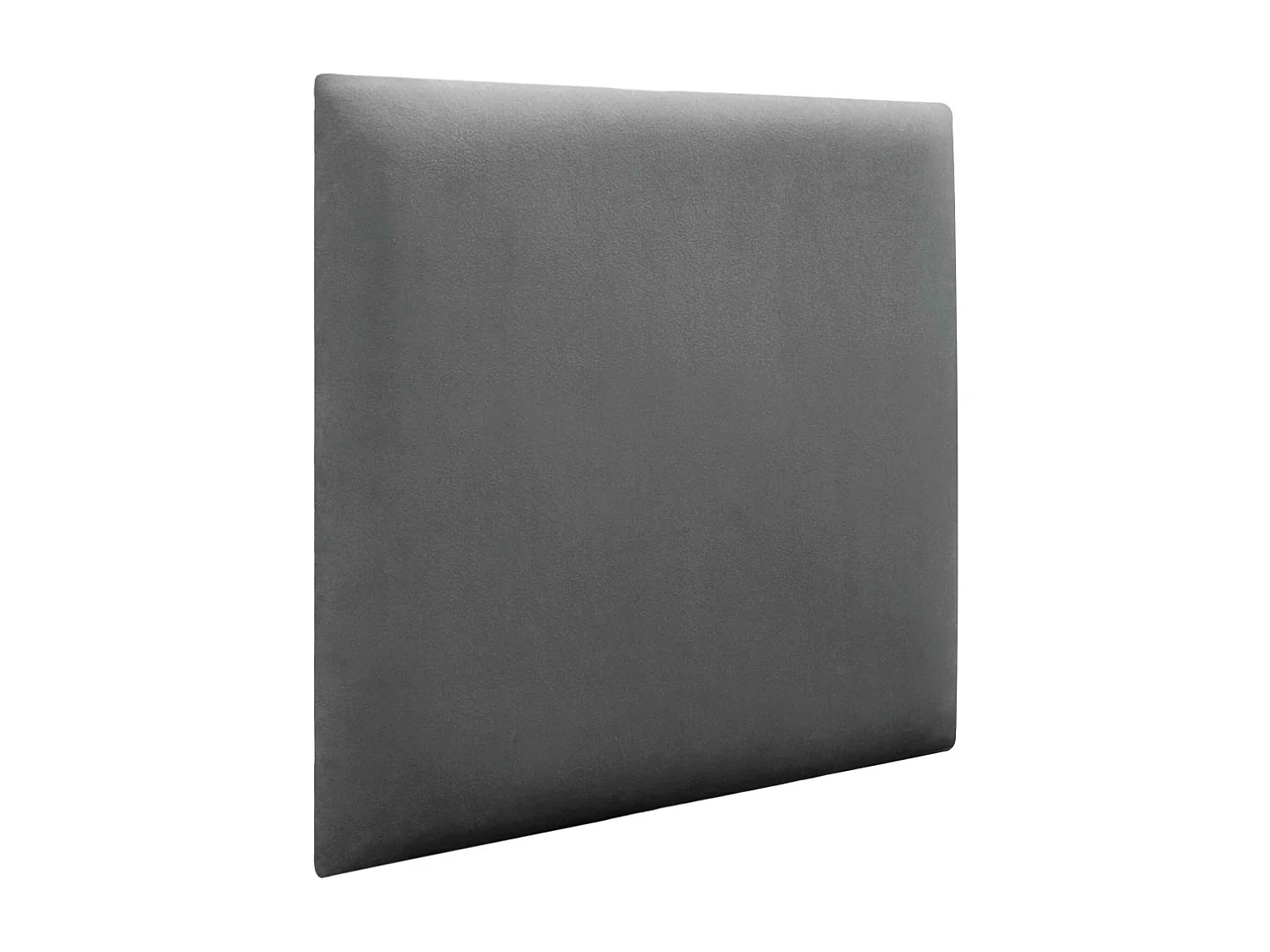 DHOME Panneaux Rembourrés en Velours Premium Autoadhésifs pour Mur Acoustique Absorbant Protection Contre les Chocs, Tete de lit (Gris, 50x50cm)