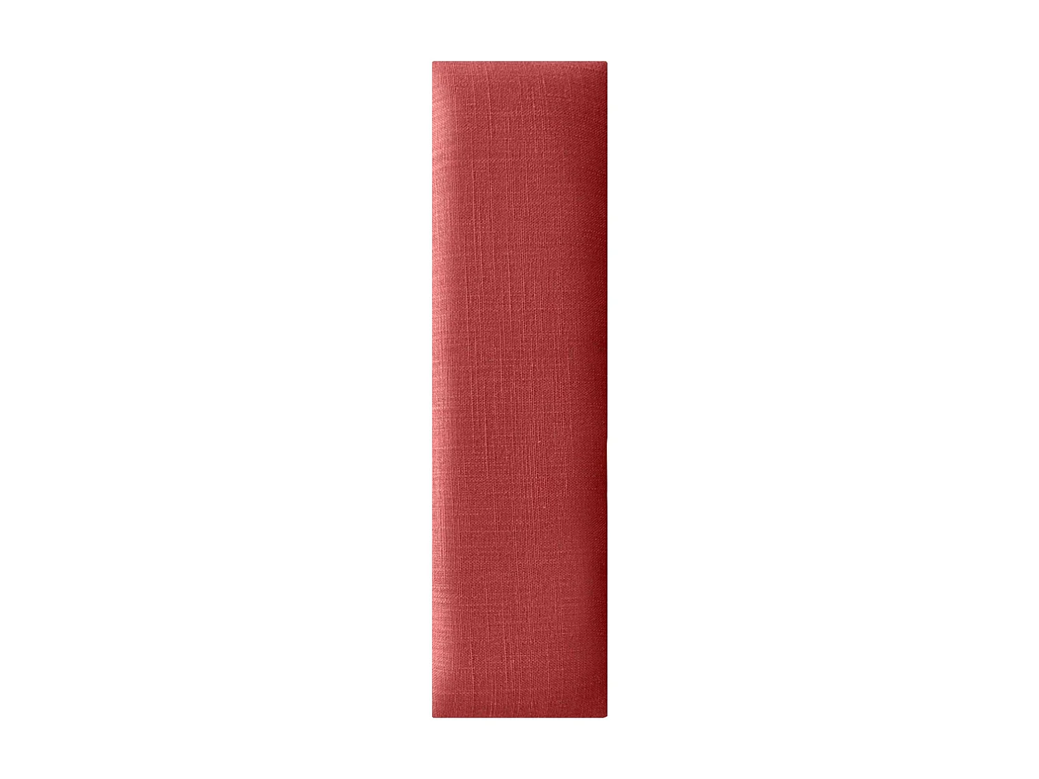 DHOME Panneaux Tapissés en Lin Autoadhésifs pour Mur Acoustiques Absorbants Protection Contre les Impacts Têtes de Lit Décoration (Rouge, 60x20cm)