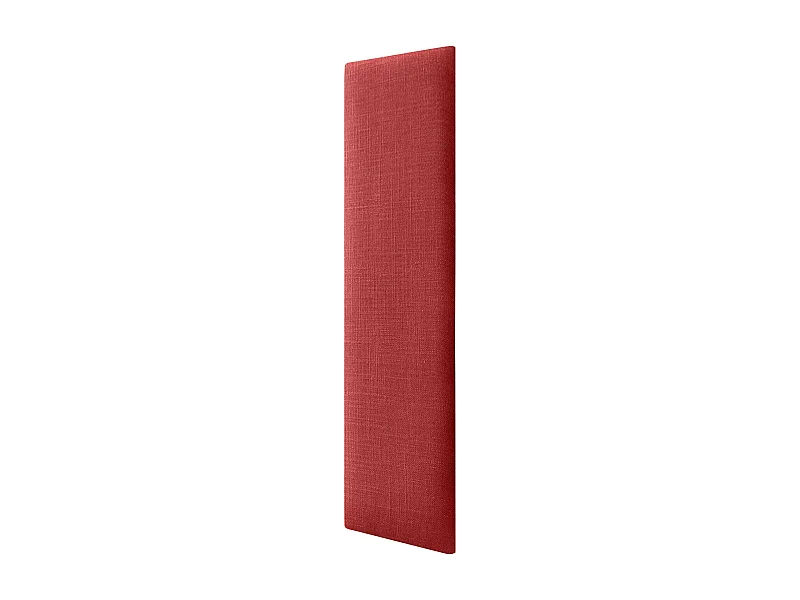 DHOME Paneles Tapizados de Lino Autoadhesivos para Pared Acústicos Absorbentes Protección Impactos Cabeceros Decoración (Rojo, 60x20cm)