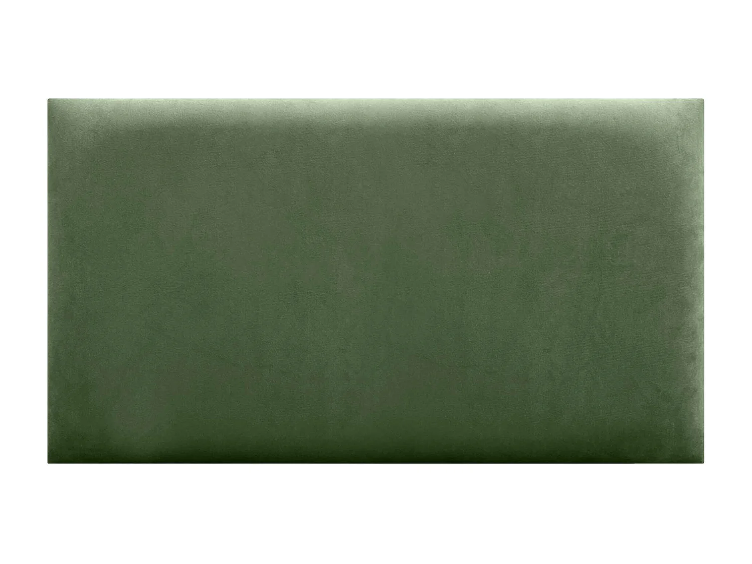 DHOME Panneaux Rembourrés en Velours Premium Autoadhésifs pour Mur Acoustique Absorbant Protection Contre les Chocs, Tete de lit (Vert Forêt, 60x40cm)