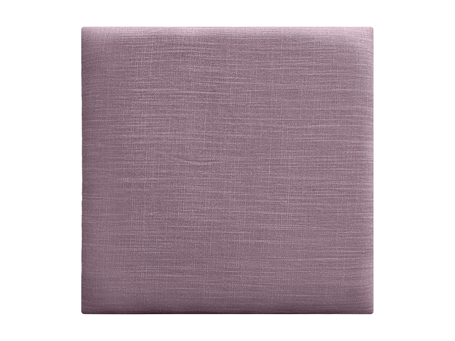 DHOME Gepolsterte Leinenpaneele Selbstklebend für Wände Akustisch Absorbierend Stoßschutz Kopfteil Dekoration (Lila, 60x60cm)