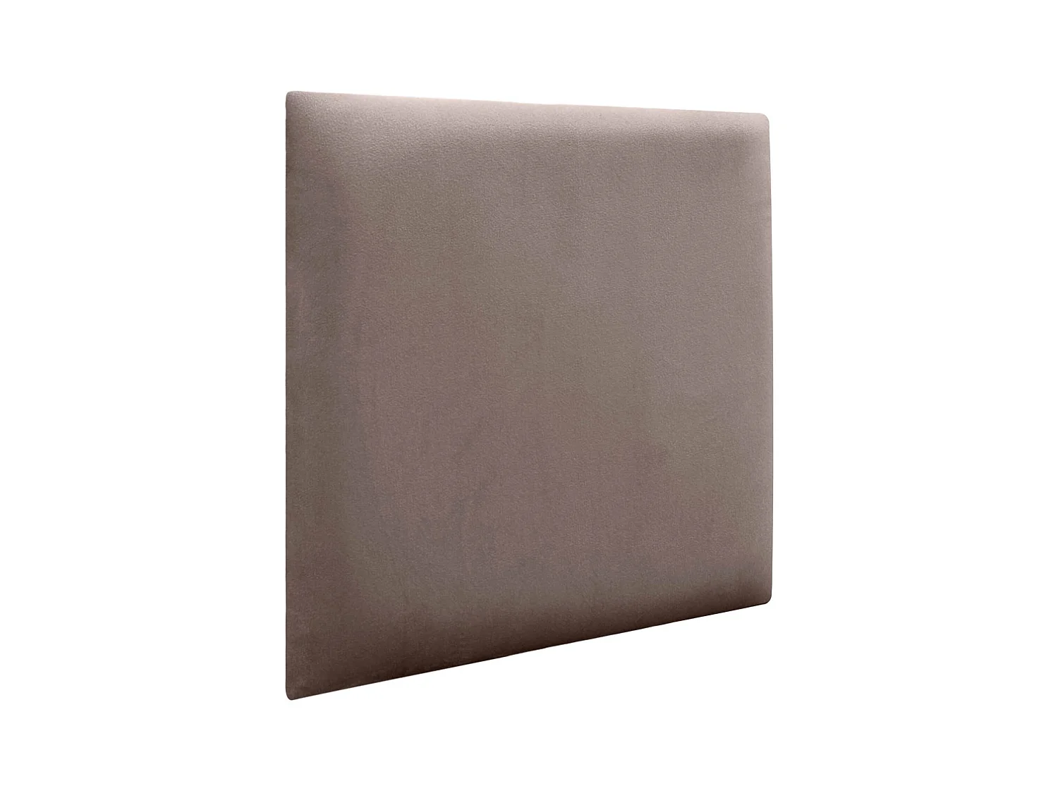 DHOME Gepolsterte Premium-Samt-Selbstklebepaneele für Wände Akustisch, schallabsorbierend, stoßfest, Kopfteil (Braun, 60x60cm)