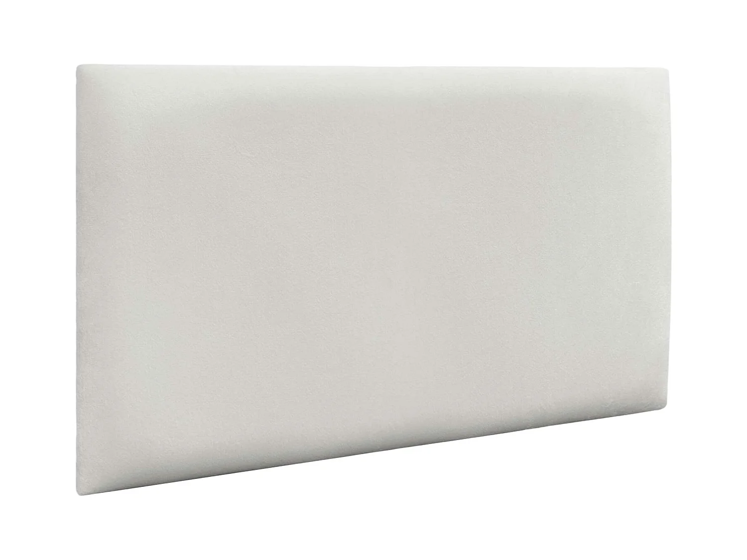 DHOME Panneaux Rembourrés en Velours Premium Autoadhésifs pour Mur Acoustique Absorbant Protection Contre les Chocs, Tete de lit (blanc, 50x30cm)