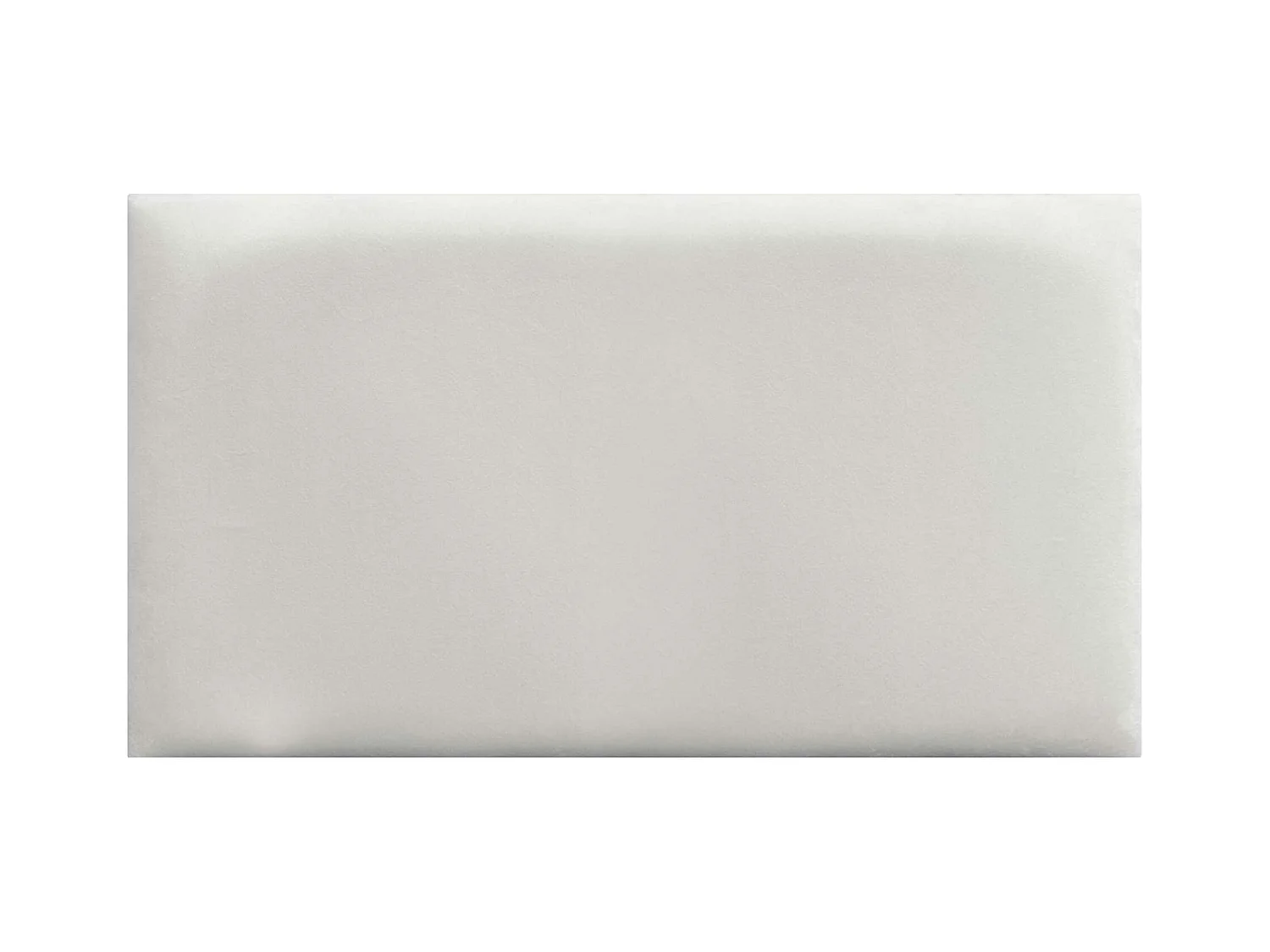 DHOME Panneaux Rembourrés en Velours Premium Autoadhésifs pour Mur Acoustique Absorbant Protection Contre les Chocs, Tete de lit (blanc, 50x30cm)